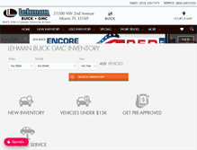 Tablet Screenshot of lehmanbuickgmc.com